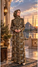 HELEN FERMUARLI KAPİŞONLU BAYAN NAMAZ ELBİSESİ BEDENLERİ: 1-2-3-4-5-6