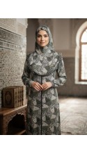 HELEN FERMUARLI KAPİŞONLU BAYAN NAMAZ ELBİSESİ BEDENLERİ: 1-2-3-4-5-6