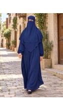 MEDİNE İPEĞİ 3 LÜ ABAYA TAKIM STANDART BEDEN